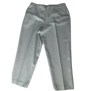 Alfred Dunner 18 Light Blue Elastic Back Waist Pullon Pants 27” Inseam EUC #5001